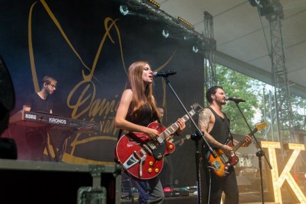 Koncert Dawida Kwiatkowskiego w wislańskim amfiteatrze